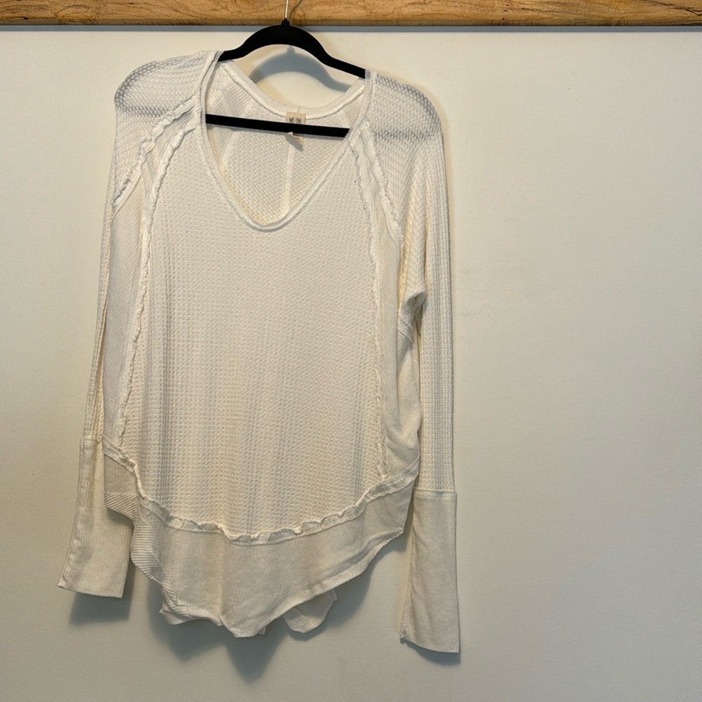 We The Free Free People Waffle-Knit flowy Tunic